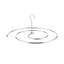 Stainless Steel Quilt Sheet Hanger Rotating Round Spirals Drying Rack Multi-function Save Space Spirals Clothes Pole