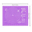 Food gradePlasticRolling Mat with Measuring Tool Non slip Kneading Mat, Easy To Clean Non stick Baking Mat ReusableBakingUtensil