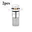 2-Pack Stainless Steel Pop-Up Sink Drain Strainer – Removable Basket! Clog-Preventing Hair Catcher for Bathtub/Shower/Sink