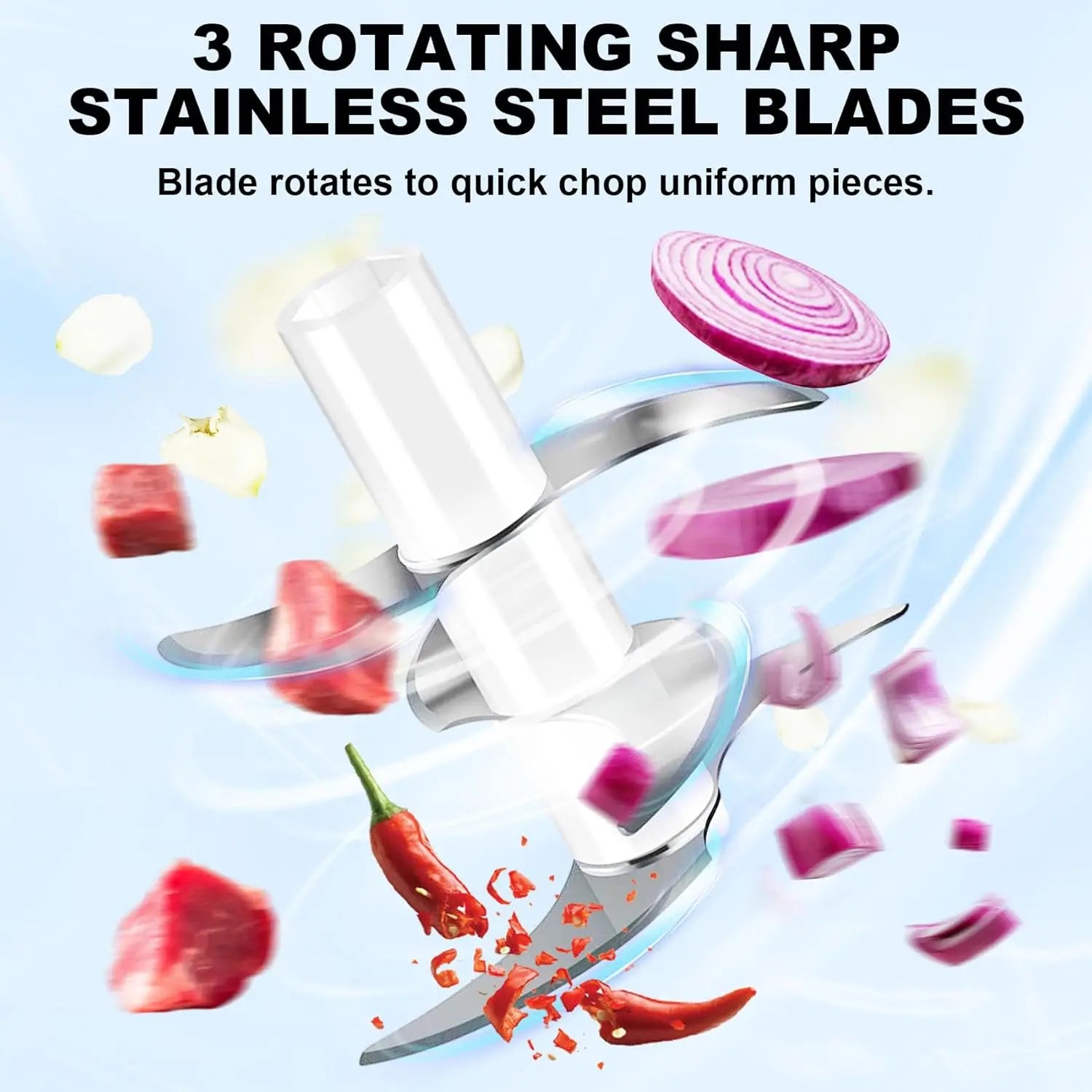 Electric Garlic Choppers Vegetable Mashers Press 300ml Vegetable Choppers Mashers Machine Garlic Crusher Food Chopping