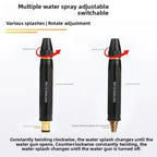 High-Pressure Water Gun Household Car Wash Water Black Car Wash Nozzle Diamond Water Car Wash Gun Watering Pipe