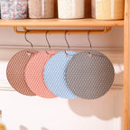 Table Mat Tool Multifunctional Kitchen Silicone Tableware Mat, Round Anti Slip Coffee Cup Coaster, Pot Holder
