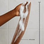 Bellanomi Authentic African Exfoliating Net Sponge Ethically Sourced from Nigeria Lightweight & Durable Hypoallergenic Bath Sponge for Radiant Skin