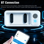 Waterproof Bluetooth Speaker Phone Case Holder 360° Rotation Bathroom Fog-proof Mobile Phone Box Audio Bath TV Stand