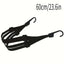 1Pc Motorcycle Elastic Suitcase with Safety Hook-Versatile Helmet Mesh Gear Transport Durable and Sleek for Daily Travel