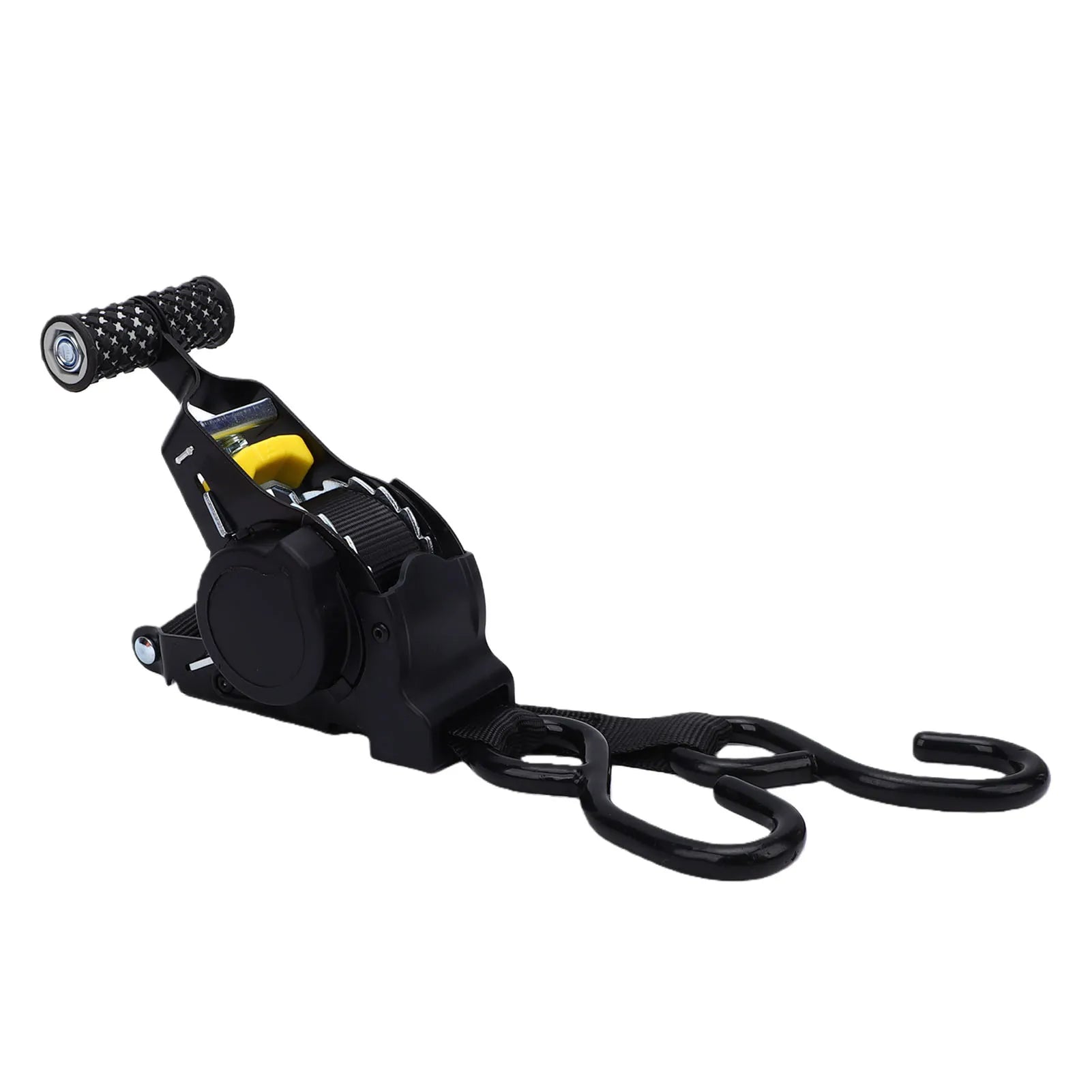 Retractable Ratchet Strap with Padded Handle 1 Inch 10 Feet Auto Retraction Tie Down Strap