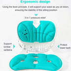 Back Support Sitting Posture Correction Office Chair Back Pain Relief Ergonomic Waist Protection Cushion Anti Hunchback Pillow