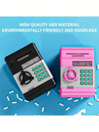 Smart piggy bank, cash and coins can be used as ATM bank electronic coins, bank gifts, creative password unlocking, automatic mo