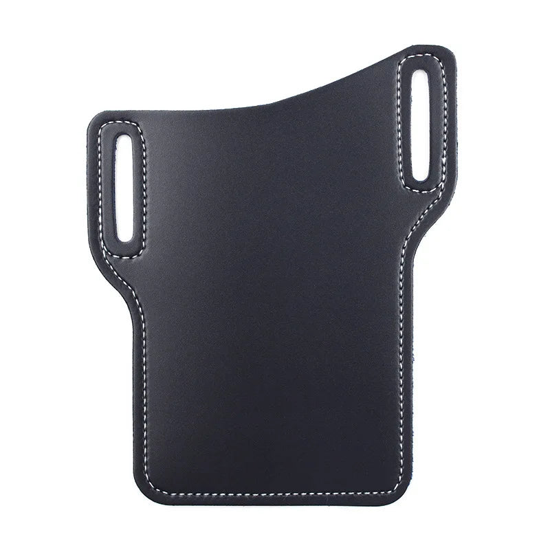 Men Phone Case Holster Cellphone Loop Holster Belt Waist Bag Props Leather Purse Phone Wallet Running Pouch Travel Camping Bags
