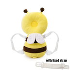 Baby Head Back Protector Pillow, Toddler Learn Walk Safety Pad, Prevent Fall Injury Protection, Cartoon Bee Kids Helmet