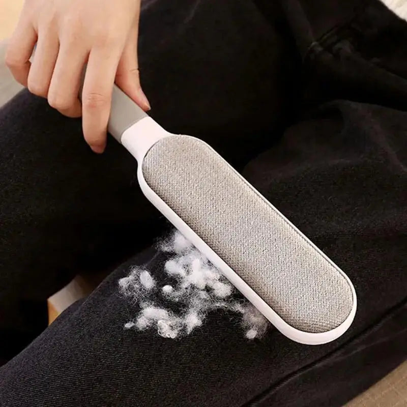 Double-Sided Pet Hair Remover, Manual Electrostatic Sticky Lint Brush, for Cat, Clothing, Sofa, Furniture,  Carpet Cleaning