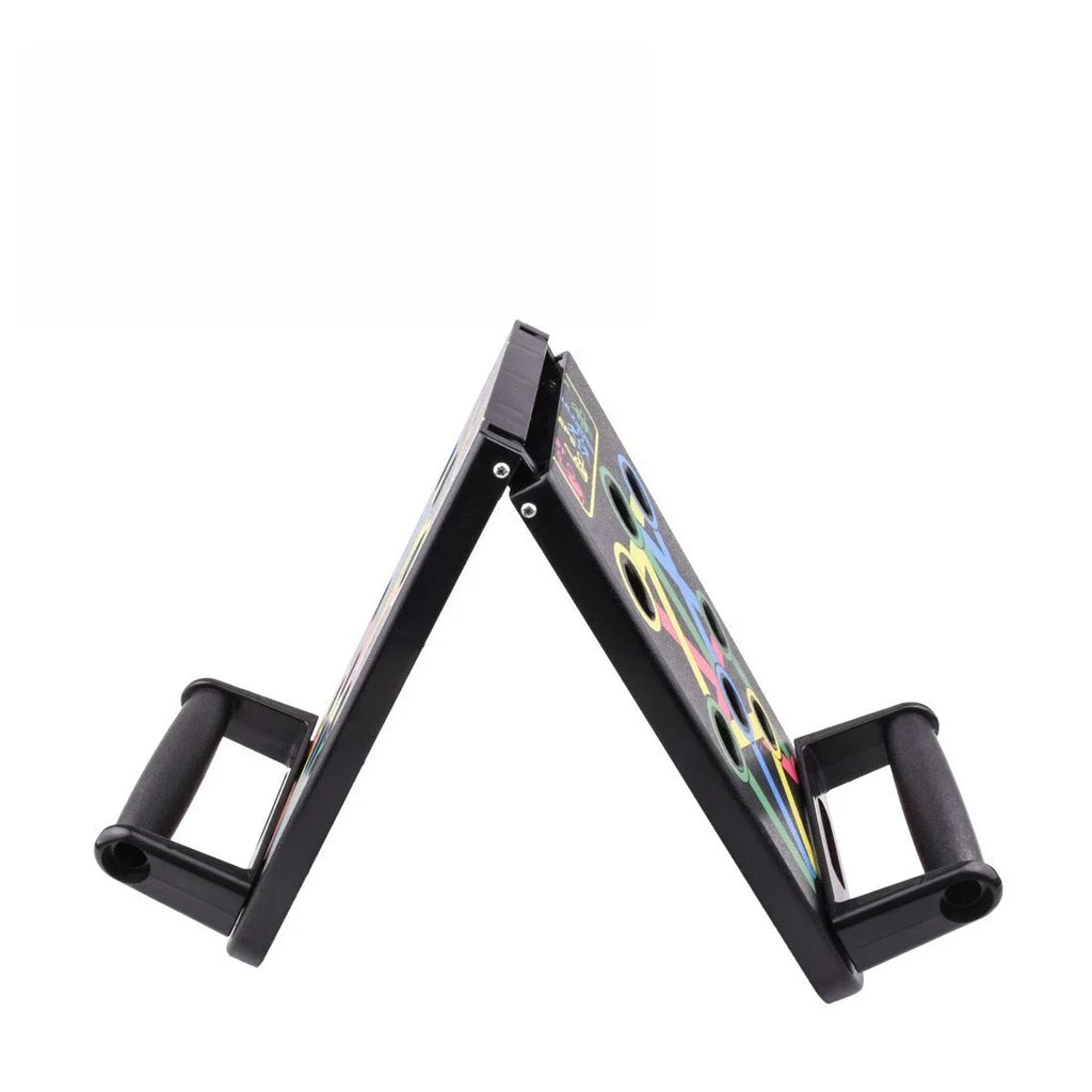 Portable Multifunctional Push-up Board Set With Handles Foldable Fitness Equipment For Chest Abdomen Arms And Back Training