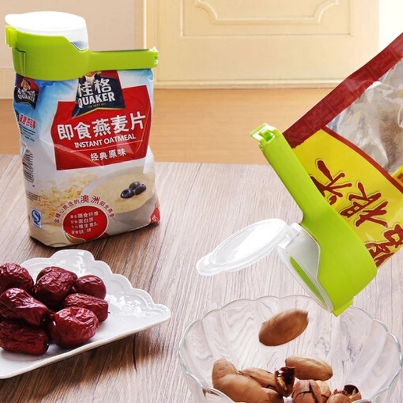 Snack Sealing Clip Plastic Fresh Keeping Sealer Clamp Food Saver Travel Kitchen Accessories Seal Food Storage Bag Clip