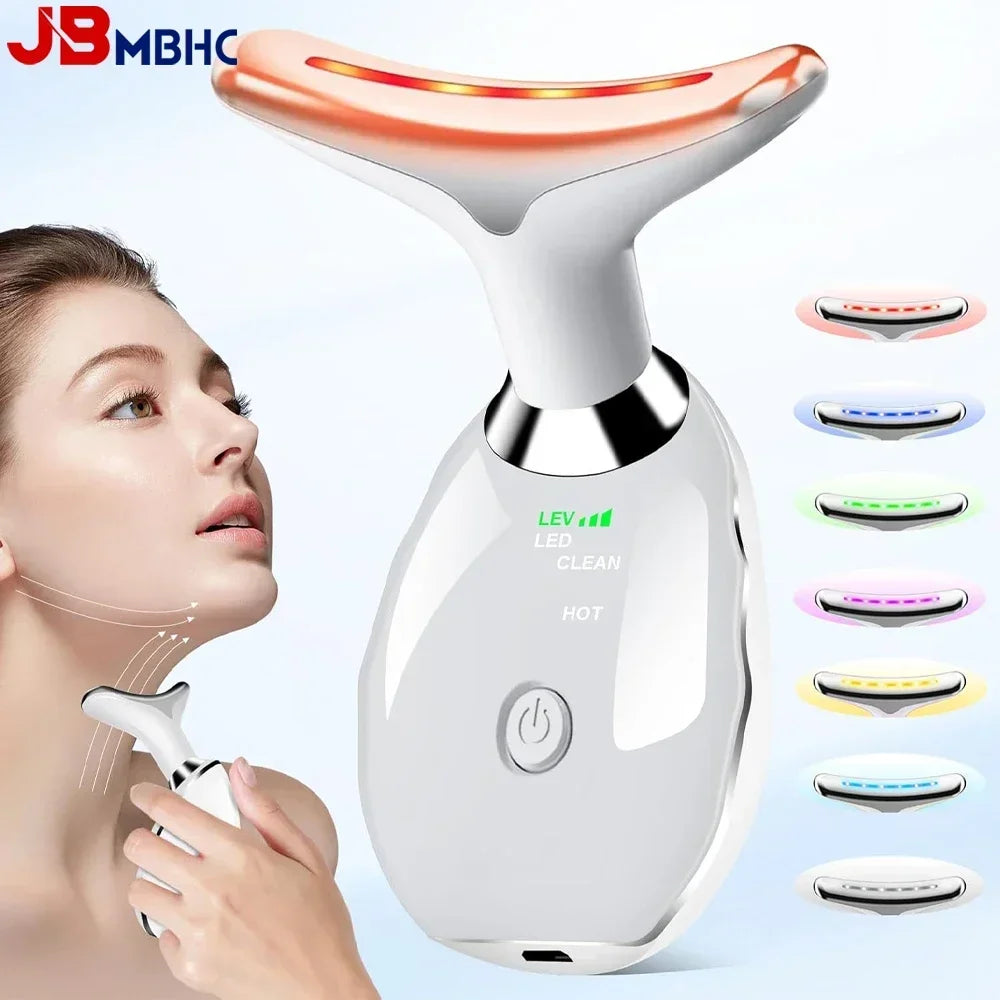 Facial Lifting Device Neck Facial Eye Massage Face Slimmer EMS Beauty Skin Double ChinTightening Anti Wrinkle Aging Face Massage Main image