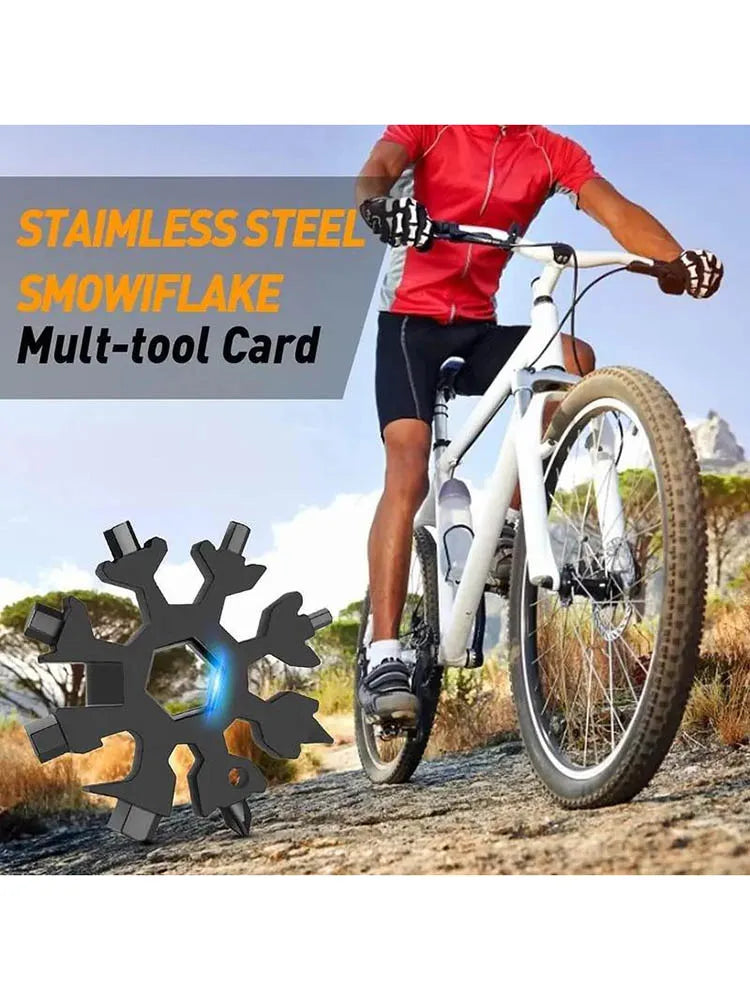 18 In 1 Portable Hexagonal Octagonal Screwdriver Multifunctional Outdoor Multi-purpose Hexagonal Snowflake Wrench 2026