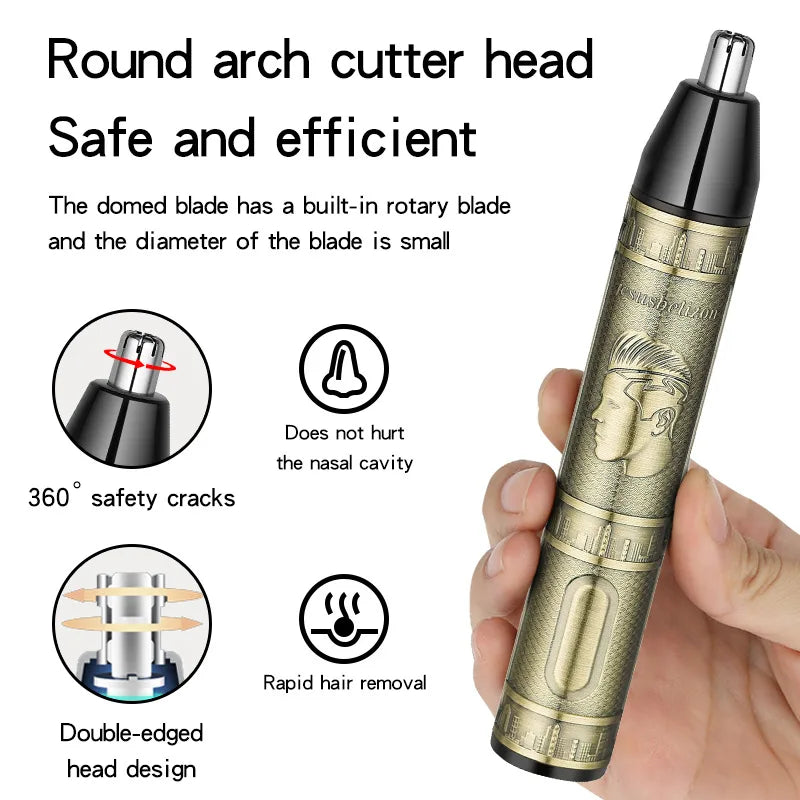 HIENA 3 In 1 Hair Clipper Portable Cordless Hair Beard Shavers For Men Electric Nose Hair Beard Shaving Razor Set Hair Cutters