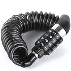 Bicycle Lock Steel Wire Chain Lock Mountain Bike Motorcycle Anti-theft Code Steel Wire Rope Lock Luggage Lock Helmet Lock