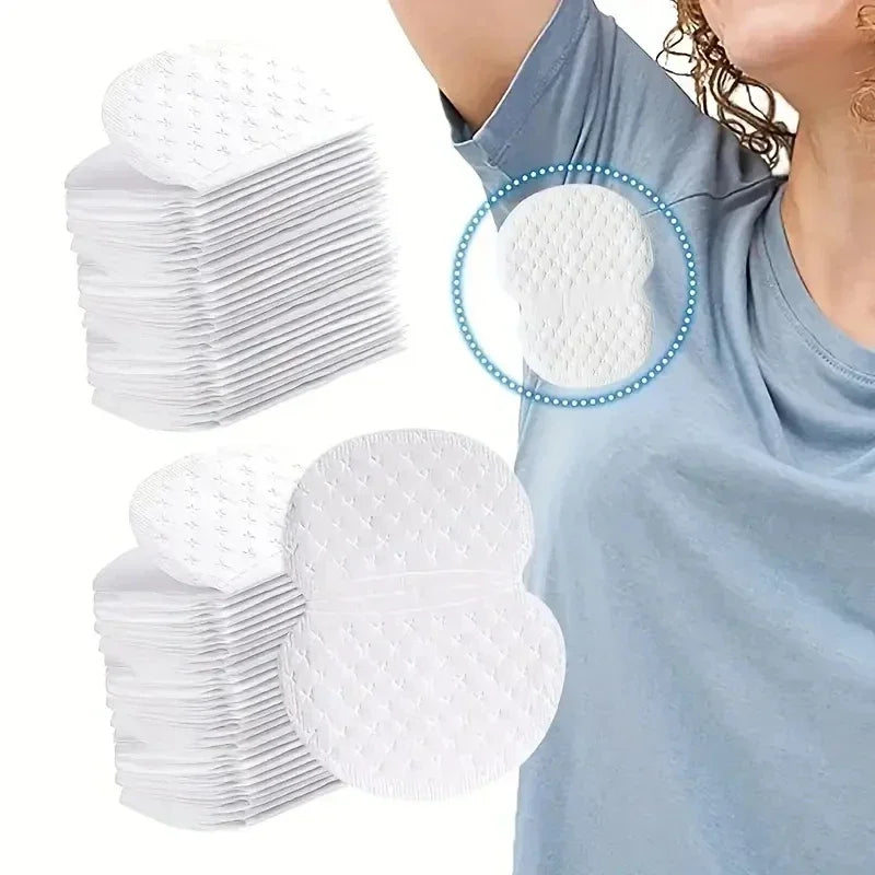10/20/40/50pcs Unisex Sweat Pads Summer Deodorants Underarm Anti Perspiration Sweat Pads Disposable Absorb Sweat Shield Pad