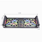 Portable Multifunctional Push-up Board Set With Handles Foldable Fitness Equipment For Chest Abdomen Arms And Back Training