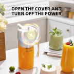 MJ2 Portable Juicer Cup 500ml Personal Size Handheld Fruit Vegetable Juicer for Fitness And Outdoor