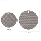 Table Mat Tool Multifunctional Kitchen Silicone Tableware Mat, Round Anti Slip Coffee Cup Coaster, Pot Holder
