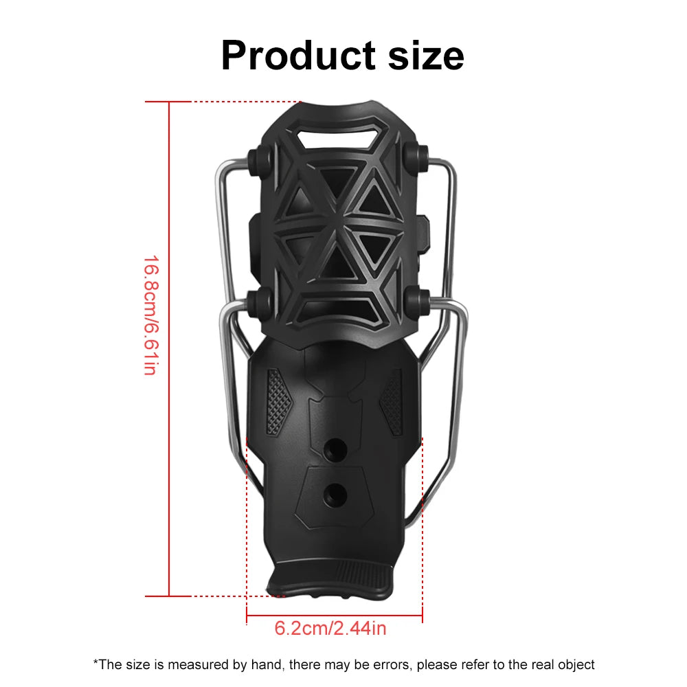 360° Adjustable Handlebar Cup Cage Universal Bike Motorcycle Water Bottle Holder For Harley KTM&MTB Road Cycling ADV Motorbike