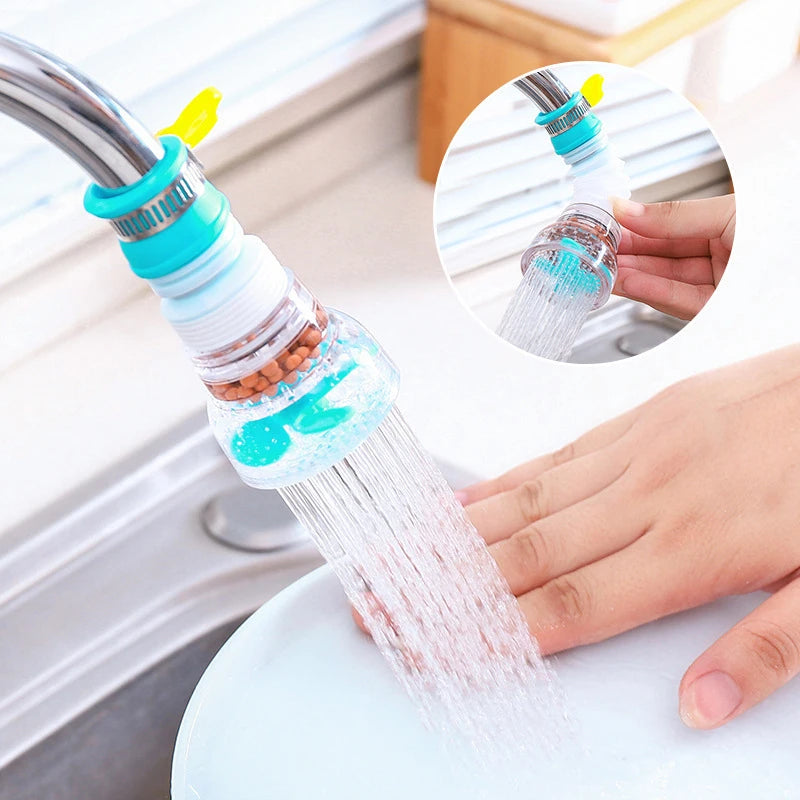 Universal 360 Rotation Faucet Bubbler Swivel Water Saving Economizer Head Shower Kitchen Faucet Nozzle Adapter Sink Accessories Main image