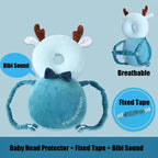 Baby Head Back Protector Pillow, Toddler Learn Walk Safety Pad, Prevent Fall Injury Protection, Cartoon Bee Kids Helmet