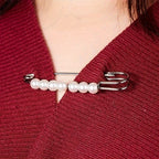 2pcs Brooch Anti-exposure Waistband Fixing Buckle Anti-pearl Safety Pin Multifunction Brooches for Women Waist Buckle
