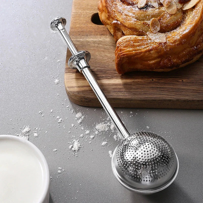 304 Stainless Steel Matcha Powder Spice Sieve Frosting Icing Sugar Filter Baking Tools Powder Spreader Gadgets for Kitchen Tools
