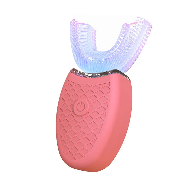 Adult U-shaped Automatic Toothbrush 360° Full Mouth Whitening Wireless Charging Waterproof Brush Ultrasonic Electric Toothbrush