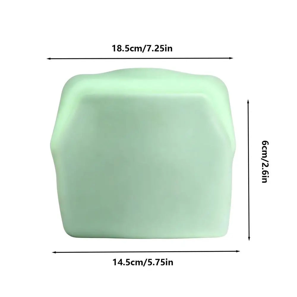 Silicone Food Storage Bags Leakproof Airtight Seal Stand Up Reusable Silicone Bags for Home Office Kitchen Fruit Vegetable Snack