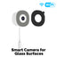 MOES Tuya WiFi Smart 3MP Window Camera For Glass Surface Full Color Night Vision Home Security Surveillance Motion Detection