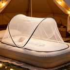 78x31x22in Portable Foldable Mesh Tent Soft Convenient Breathable Lightweight Mosquito Net Tent for Bed Camping Travel Patio