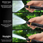 High-Pressure Water Gun Household Car Wash Water Black Car Wash Nozzle Diamond Water Car Wash Gun Watering Pipe