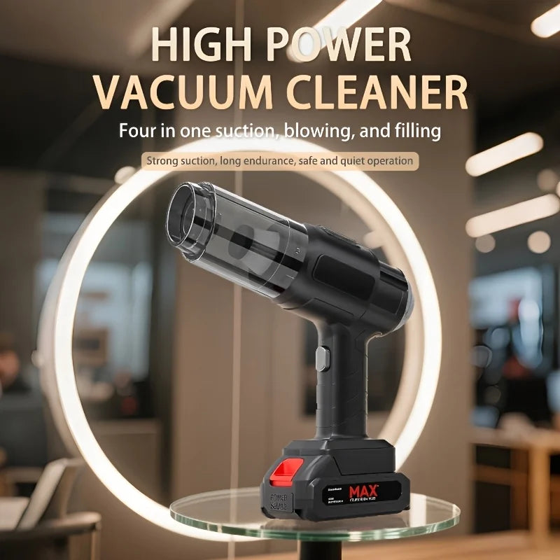 Newly Upgraded Cordless Handheld Car Vacuum Cleaner — Washable Dual Filtration, Low Noise Operation. Suitable for Both Cars and