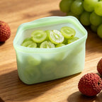 Silicone Food Storage Bags Leakproof Airtight Seal Stand Up Reusable Silicone Bags for Home Office Kitchen Fruit Vegetable Snack