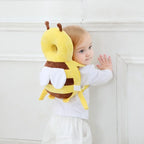 Baby Head Back Protector Pillow, Toddler Learn Walk Safety Pad, Prevent Fall Injury Protection, Cartoon Bee Kids Helmet