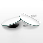 Motorcycle Car Blind Spot Rear View Mirror Wide Angle Adjustable Small Round Mirror 360° Rotation Reverse Auxiliary Rearview