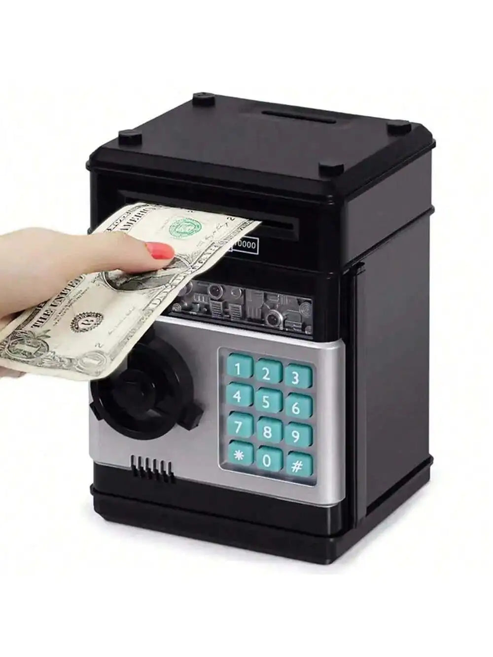 Smart piggy bank, cash and coins can be used as ATM bank electronic coins, bank gifts, creative password unlocking, automatic mo