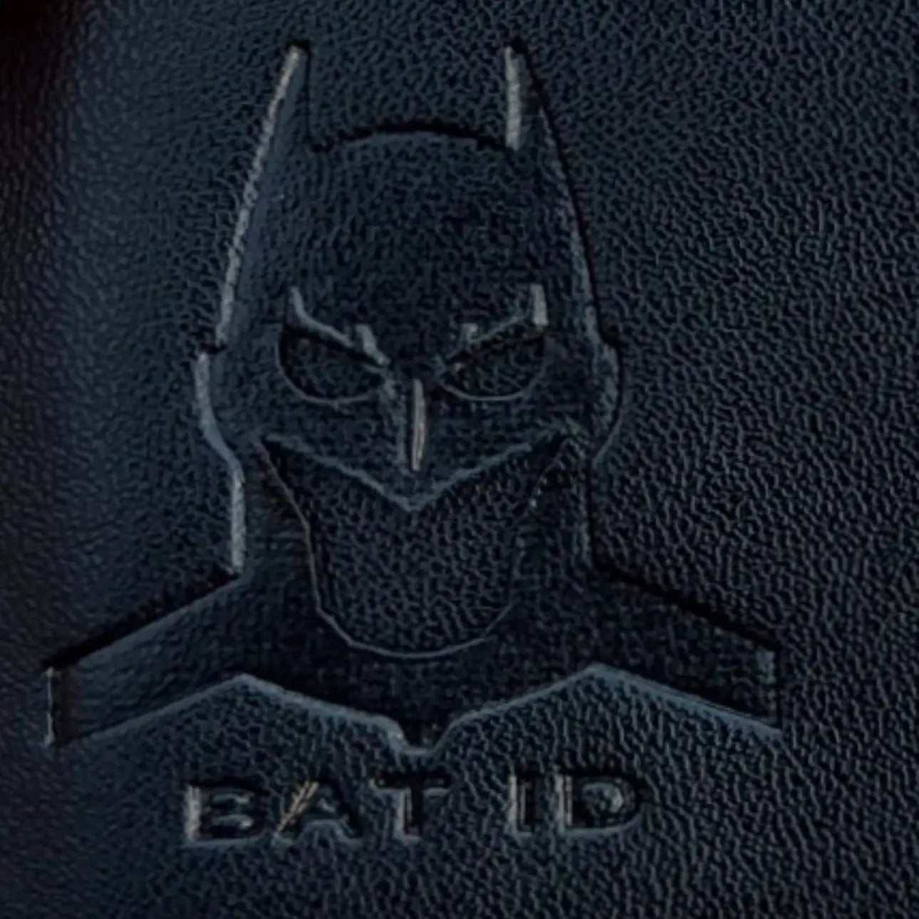 Bat ID Wallet Slim Leather Card Holder Case Wallet With Super Hero Mask Gift For Dad Son Boyfriend Husband Anniversary Birthday
