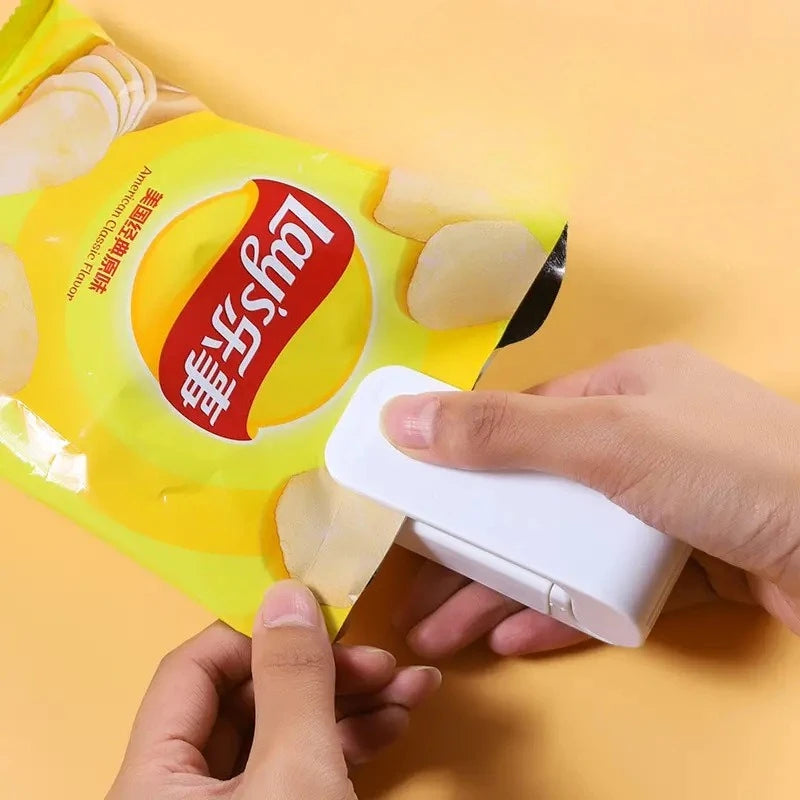 Mini Sealing Machine for Home Use Portable for Sealing Moisture-proof Plastic Bags of Snacks