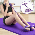 1pcs Multifunctional Yoga Pedal Resistance Band, Home Workout Equipment, Abdominal Exercise Auxiliary Equipment, Pilates Tension Rope, Suitable for Home Exercise Yoga Training，Home Gym Equipment for Full Body Strength for Abdomen/Waist/Arm/Leg Training an