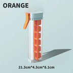 Food Grade Silicone Ice Cube Mold with One Click Press Type Storage Box Whiskey Cube Maker Kitchen Tool for Home Bar