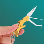 Multi-Function keychain 304 Stainless Steel Can Open Bottle Toothpick Knife Pick Teeth Carry Around Activities Exquisite Gifts