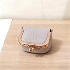 Mini Litchi Grain Coin Purse, Portable Storage Pouch for Earphones & Jewelry, Small Women's Coin Bag