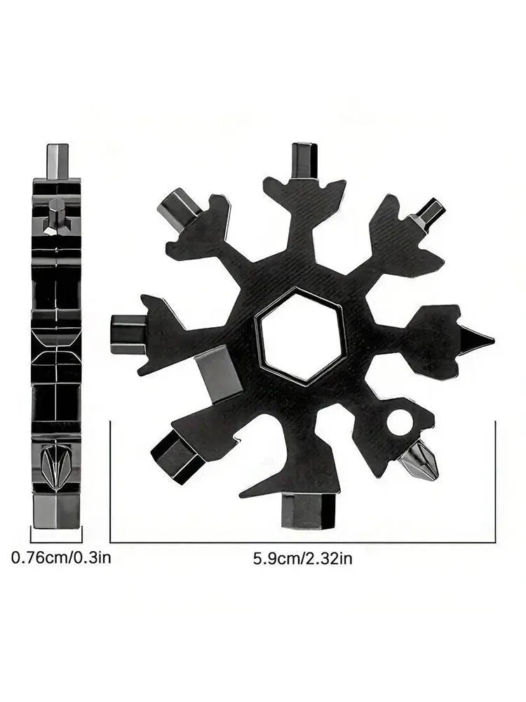 18 In 1 Portable Hexagonal Octagonal Screwdriver Multifunctional Outdoor Multi-purpose Hexagonal Snowflake Wrench 2026