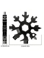 18 In 1 Portable Hexagonal Octagonal Screwdriver Multifunctional Outdoor Multi-purpose Hexagonal Snowflake Wrench 2026