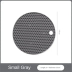 Table Mat Tool Multifunctional Kitchen Silicone Tableware Mat, Round Anti Slip Coffee Cup Coaster, Pot Holder