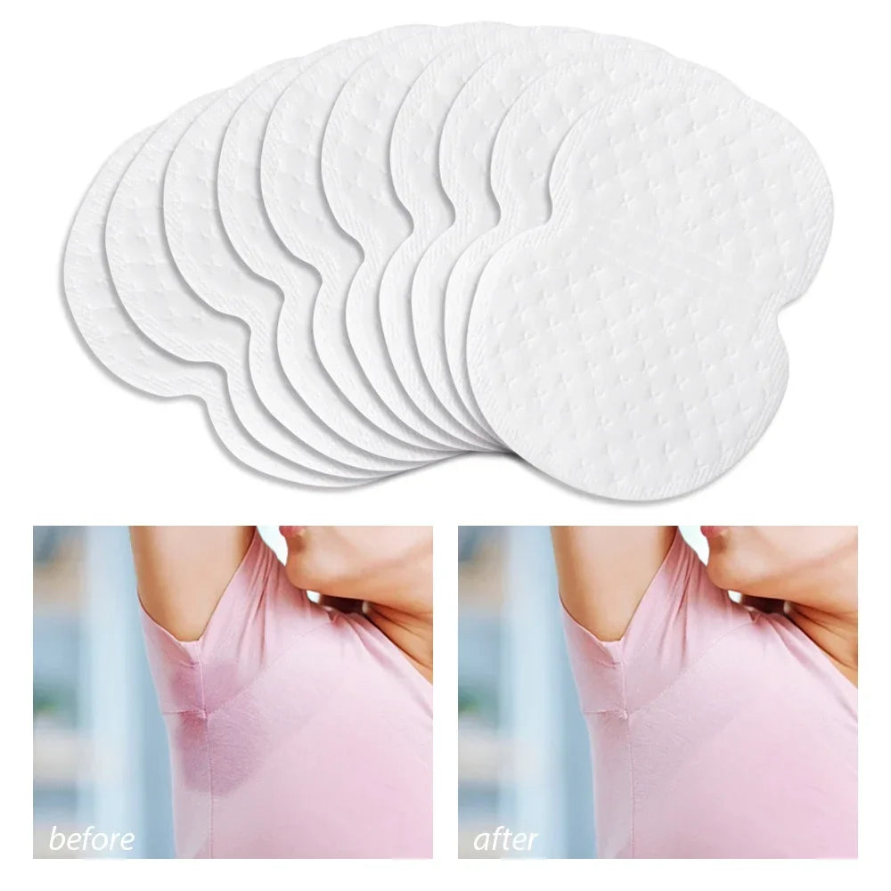 10/20/40/50pcs Unisex Sweat Pads Summer Deodorants Underarm Anti Perspiration Sweat Pads Disposable Absorb Sweat Shield Pad